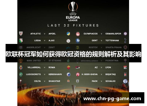 欧联杯冠军如何获得欧冠资格的规则解析及其影响 欧联杯冠军如何获得欧冠资格的规则解析及其影响